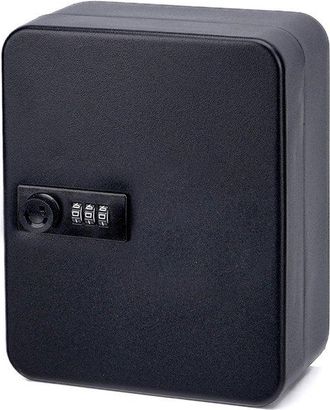 No Brand Armario Para Llaves - Armario Para Llaves De 20 Ganchos - Caja Fuerte Para Llaves Segura - Con Combinaci&oacute;n Digital - Apto Para Oficina, Coche, Interio