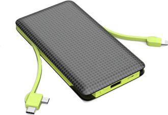 Trade Shop Trade Shop - Powerbank 10000mah Q-a134 2 Cavi Connettori Micro Usb Lightning Type-c Caricatore
