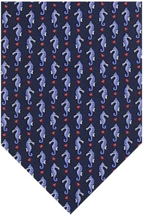 Ferragamo Blue Printed Tie