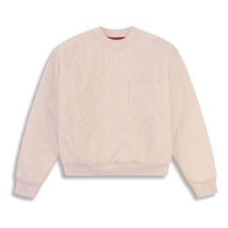 Levi's (WMNS) Levis Pioneer Series Round-neck Swea Ivory A0149-0000