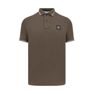 Stone Island Heren, Tops, Bruin, Maat: M