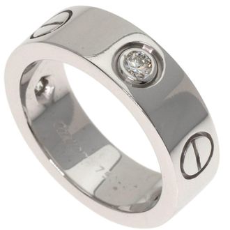 Cartier White Gold White Gold (18K) Band Ring (Pre-Owned)