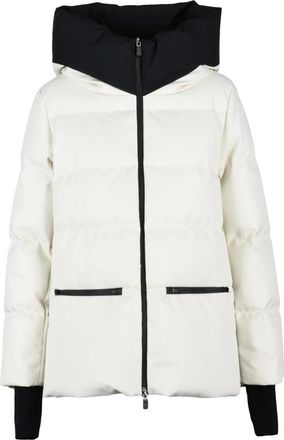 Herno Laminar donsjack met ritssluiting zakken - Dames - Winterjassen - Wit - XL - Polyester - Jassen