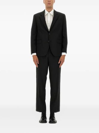 HUGO BOSS single-breasted suit - men - Polyester/Viscose/Elastane - 48 - Black