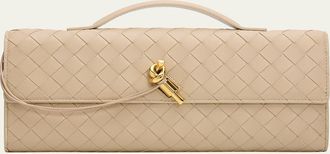 Bottega Veneta Long Andiamo Clutch Bag with Handle
