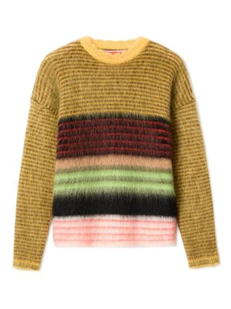 La DoubleJ round-neck sweater - Brown