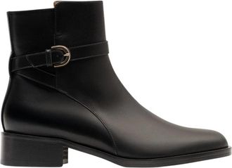 Parall&egrave;le Travis Enkellaarsjes - Dames - Enkellaarsjes - Zwart - 37 EU - Leer - Schoenen