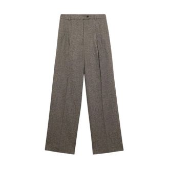 Brooks Brothers Knickerbocker-broek met dubbele plooi - Dames - Broeken - Beige - Maat: 2XS Zijde