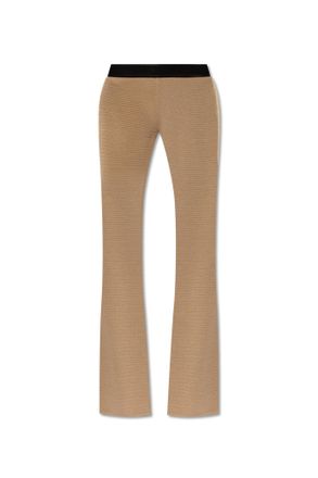 Palm Angels Side Stripe Detailed Flared Trousers