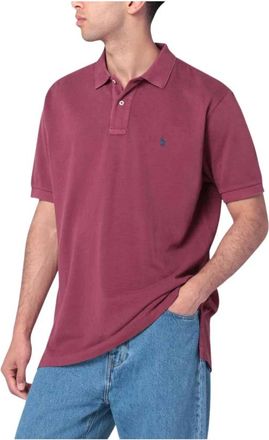 Polo Ralph Lauren Tops, Heren, Rood, XL, Katoen, Katoenen T-shirts en Polos