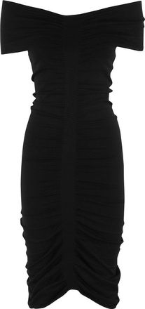 Alexander Wang Off Shoulder Ruched Dress