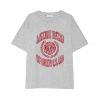Anine Bing Camiseta Cade - Tops - Mujer - Gris - XS