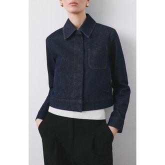 Mango Denim Jacket in Blue at Nordstrom, Size X-Small