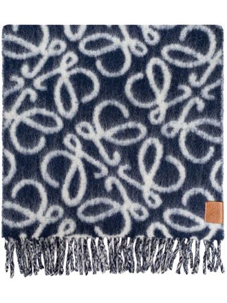 Loewe Anagram scarf - Blue