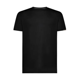 Roberto Ricci Design Rrd, Tops, Heren, Zwart, 2Xl, Oxford T-shirt met logo