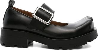 Charles Jeffrey Loverboy 40 mm Moggies pumps met vierkante neus en gespsluiting - Zwart