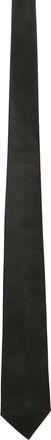 Kiton Black cotton tie
