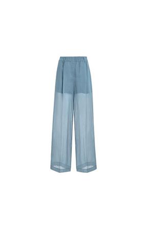 Brunello Cucinelli Sartorial track trousers in Azure at Nordstrom, Size 36 It