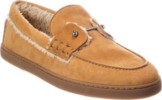 Christian Louboutin Chambeliboat Suede Boat Shoe