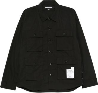 Neighborhood long-sleeve shirt - men - Fabric - M - Black