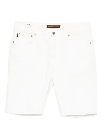 Superdry denim shorts - White