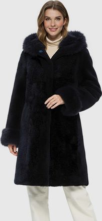 Gorski SHEARED CASHMERE GOAT PARKA WITH CASHMERE GOAT HOOD TRIM & CUFFS