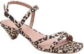 Linea Paolo Cannes Strappy Sandal in Tan Leopard at Nordstrom Rack, Size 7.5