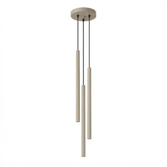 Sollux Lighting L&aacute;mpara colgantes taupe acero alt. 115 cm