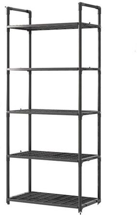 OEM Estanter&iacute;a De Pl&aacute;stico, Estanter&iacute;a De Cocina De 5 Niveles, Despensa, Estanter&iacute;a, Estantes Met&aacute;licos Ajustables, Despensa, Ba&ntilde;o, Garaje, Negro