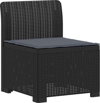 vidaXL Sill&oacute;n Individual De Jard&iacute;n Con Coj&iacute;n Apariencia De Ratan Pp Vidaxl