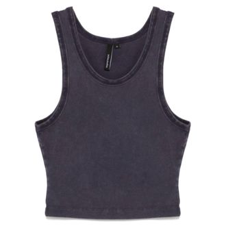 Entire studios Cropped Tank Top - female - ENTIRE STUDIOS - Sleeveless Tops - Purple - L - Tops