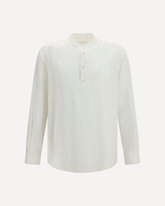 Loro Piana Elia silk Shirt Male 41