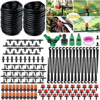OEM Sistema De Riego Para Jard&iacute;n, Sistema De Riego Por Goteo De 149 Piezas, Kit De Riego De 30 M Con Rociador De Boquilla Ajustable Y Gotero Autom&aacute;tico Pa