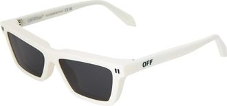Off-white Cambridge Square-zonnebrillen voor dames (Wit/donkergrijs)