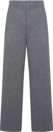 Ami Tailored Wool Flannel Trousers