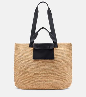 Eres Raffia tote bag