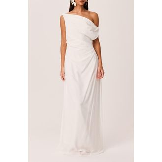 SNDYS Clemence Off the Shoulder Maxi Dress in White at Nordstrom, Size X-Small