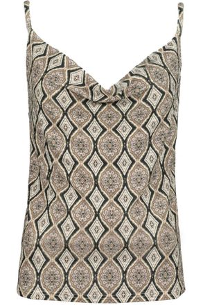 Bishop + Young Holiday Glam Slam Audrina Camisole In Shimmer Print