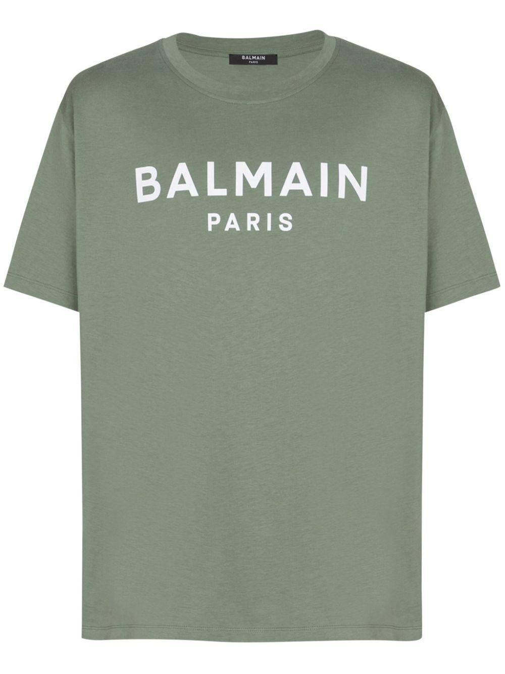 【送料&関税込】Balmain Cotton T-shirt Green