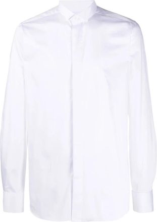 Xacus Klassiek Overhemd - Heren - Zakelijke Overhemden - Wit - 2XL - Katoen - Overhemden