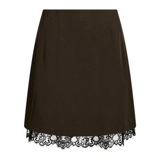 Neo Noir Gonna Brigitte in pizzo strutturato - - Skirts - Donna - Marrone - M