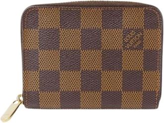 Louis Vuitton Portafoglio Pre-owned Damier Canvas - - Pre-owned - Donna - Marrone - ONE SIZE