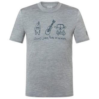 super.natural Van Life Bio Jersey Tee Merinoshirt f&uuml;r Herren | grau