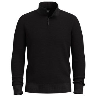 Smartwool Sparwood 1/4 Zip Sweater Fleecepullover f&uuml;r Herren | schwarz