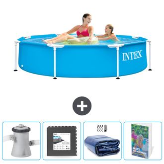 Intex Piscina Con Estructura Redonda - 244x51 Cm - 7-piezas Scb121