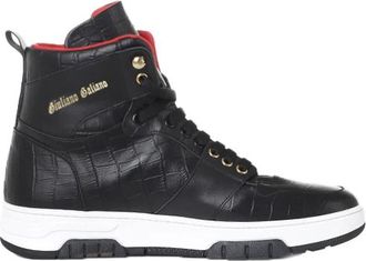 Giuliano Galiano Sneakers - Heren - Sneakers - Zwart - 39 EU - Leer - Schoenen