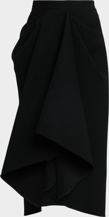 Givenchy Draped Midi Skirt