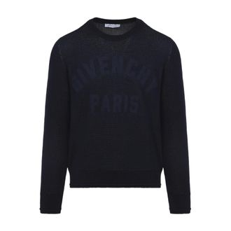 Givenchy Heren, Truien, Blauw, Maat: M Katoen