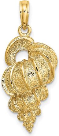 Diamond2Deal 14k Yellow Gold Wentletrap Shell Charm