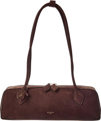 Alaia Ala&iuml;a Le Teckel Medium Leather Shoulder Bag